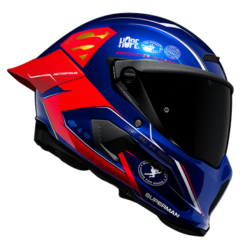Ruroc Atlas 4.0 Track Helmet - Superman